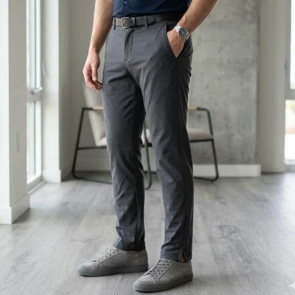 Kyodan Outdoor Men’s Technical Hiking Pants Size 38 Black Stretch Rugged Chinos